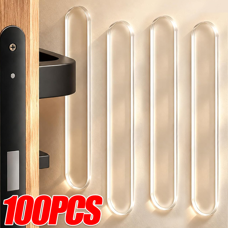 Door Stopper Rubber - Protetores de Silicone Autoadesivos para Armários