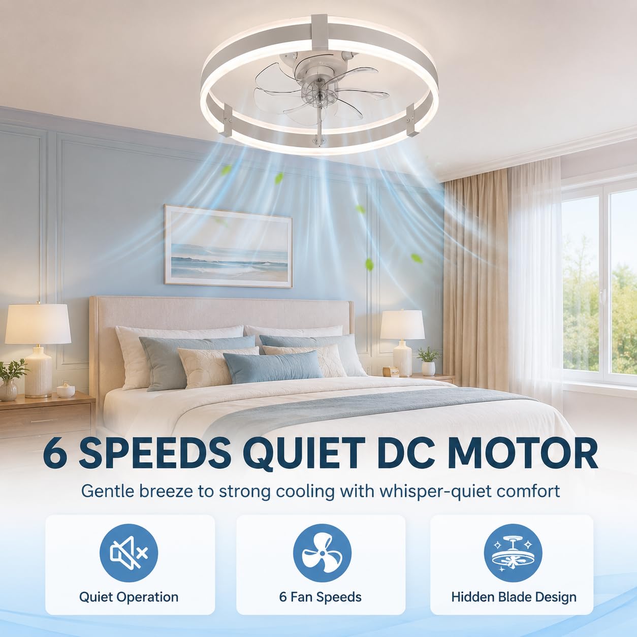 Ceiling Fan Mount - Ventiladores de teto de 20 polegadas