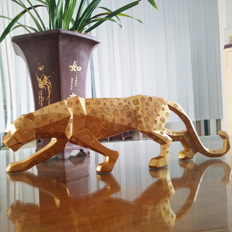 Home Improvement Years - Artesanato em Resina Leopardo Estilo Nórdico
