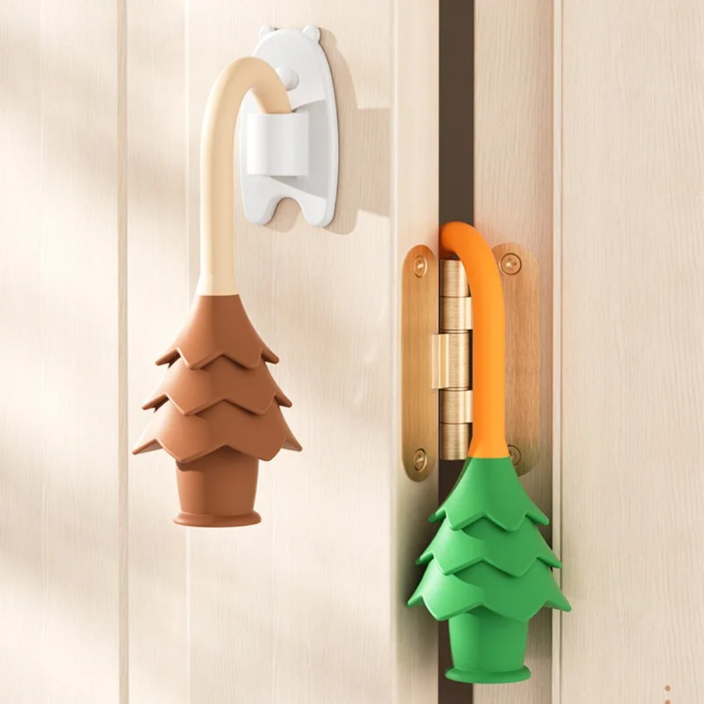 Door Stopper Rubber - 2026 Trava de Segurança Infantil Anti-entalamento