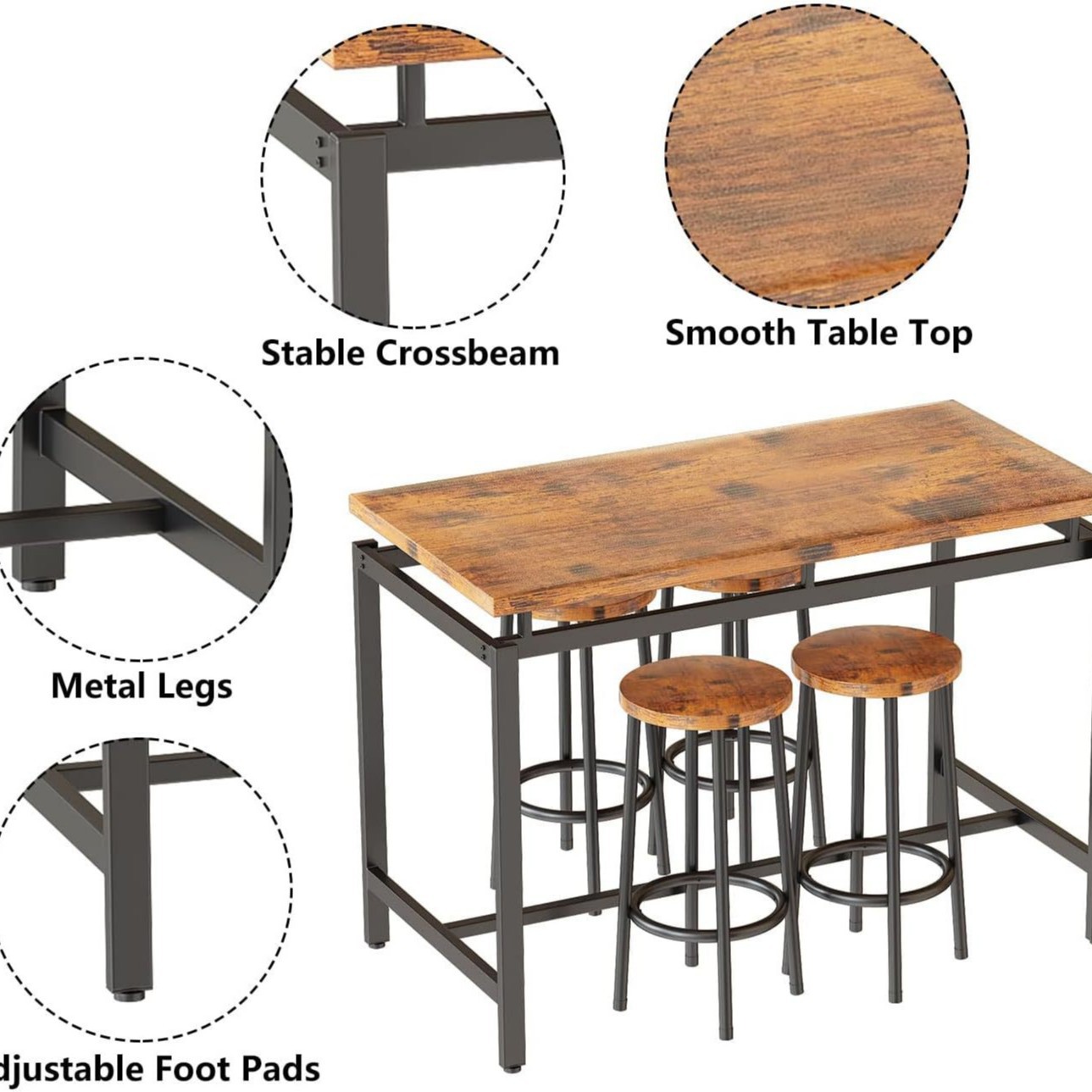 Conjunto de mesa de jantar e c - Home Improvement Kitchen Set avaliação e preço