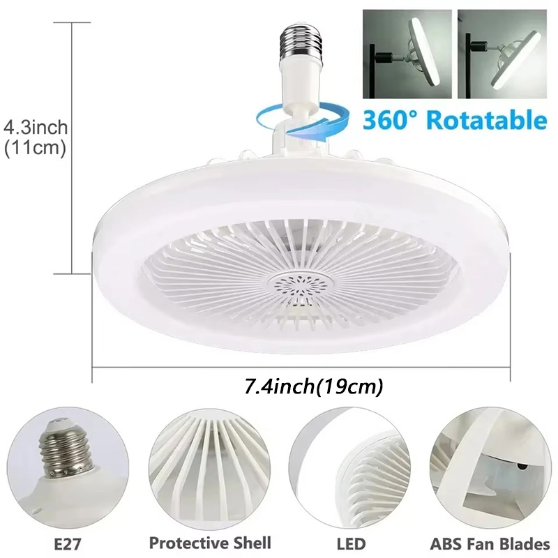 2 em 1 ventilador de teto lâmp - Ceiling Fan Mount avaliação e preço