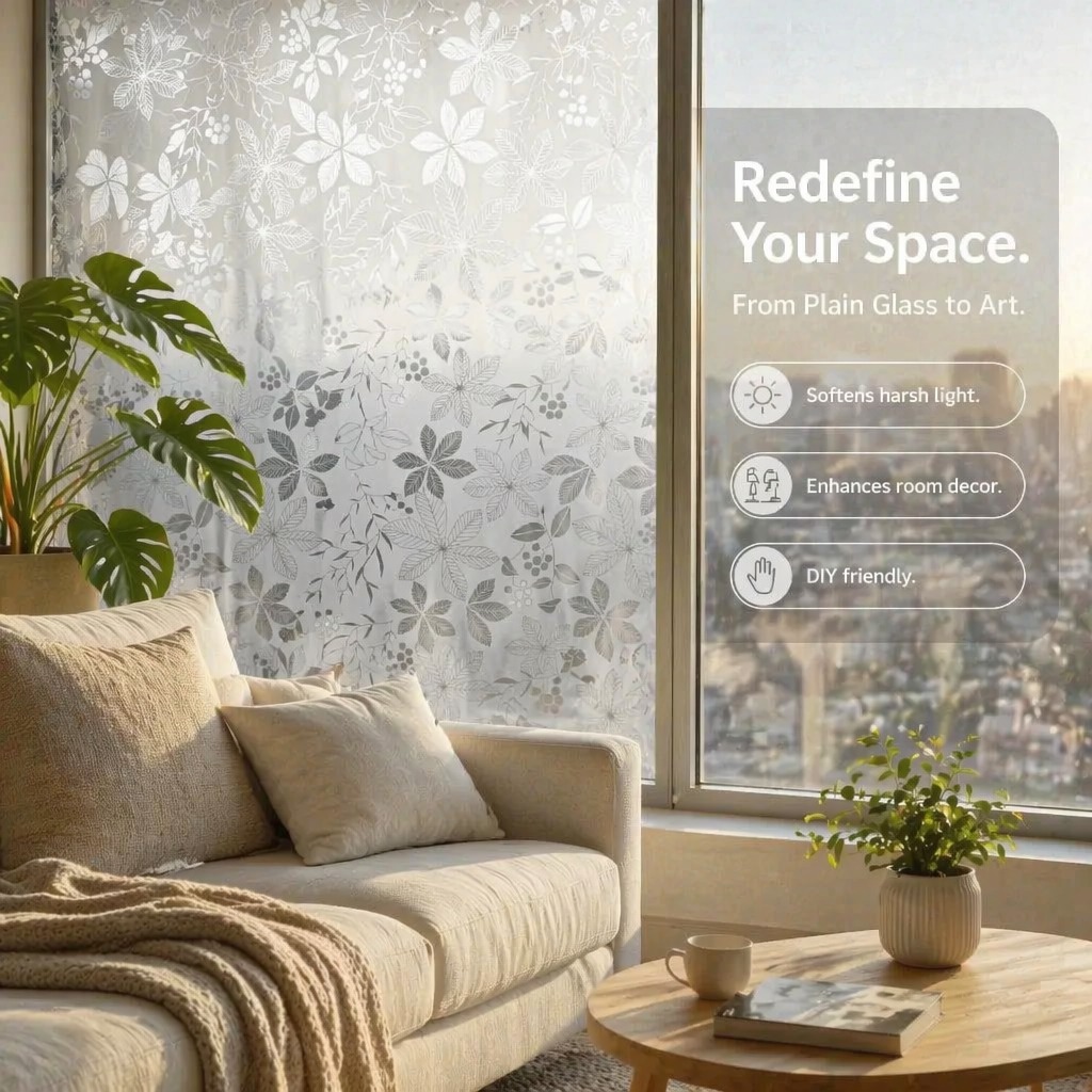 Filme de Privacidade Autoadesi - Window Insulation Film avaliação e preço