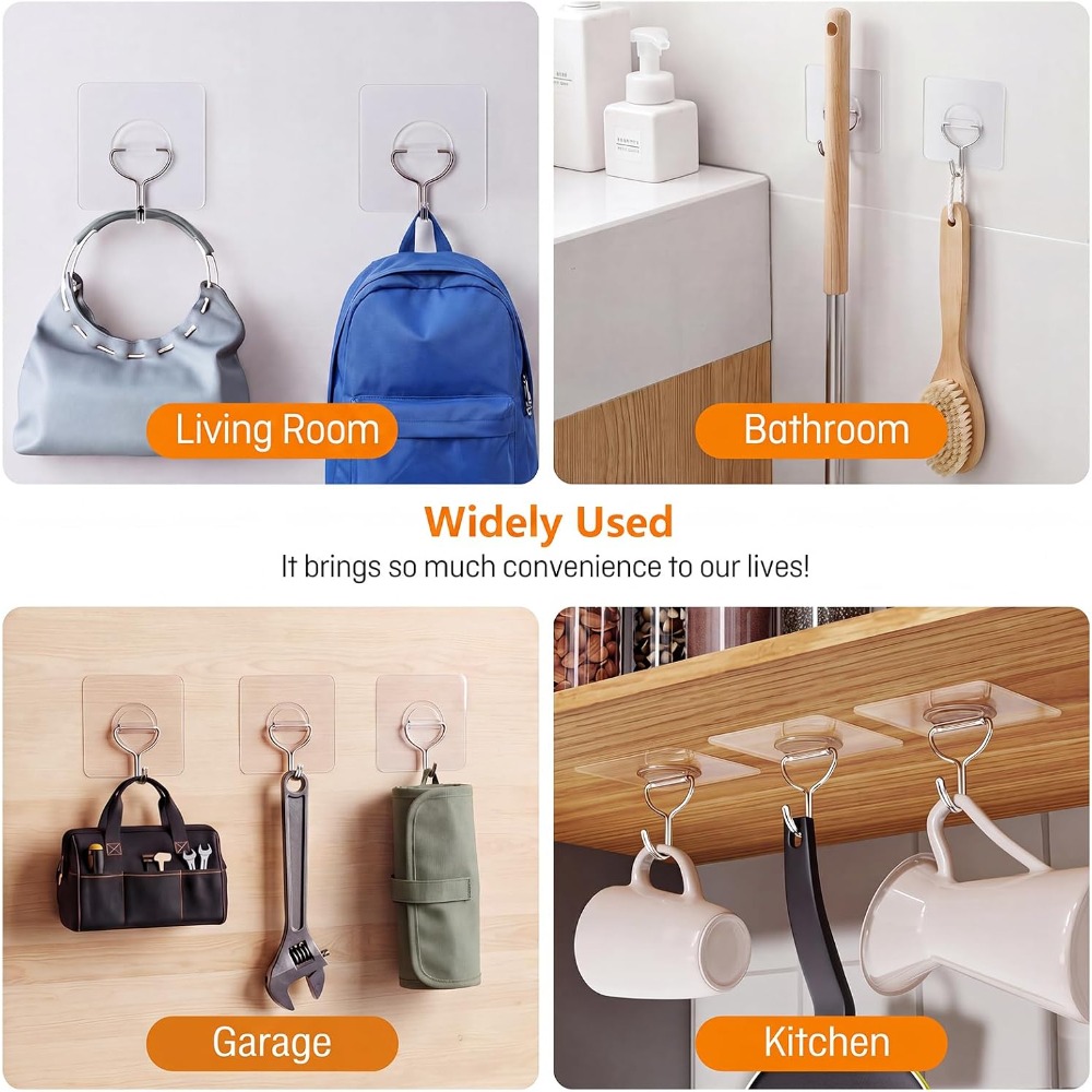 Ganchos Adesivos de Parede Ref - Home Improvement Us avaliação e preço