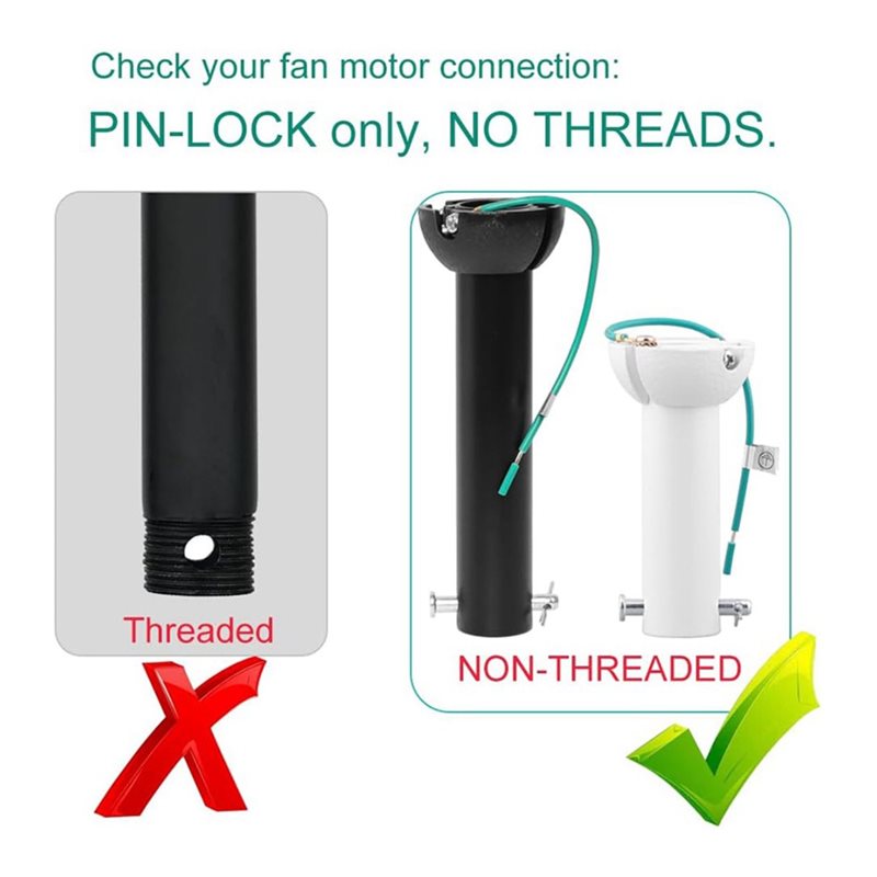 Haste de Extensão Universal Se - Ceiling Fan Mount avaliação e preço