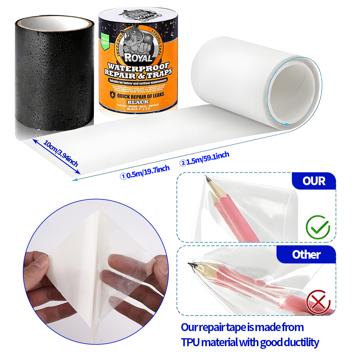Fita impermeável para reparo d - Roof Sealant Patch avaliação e preço